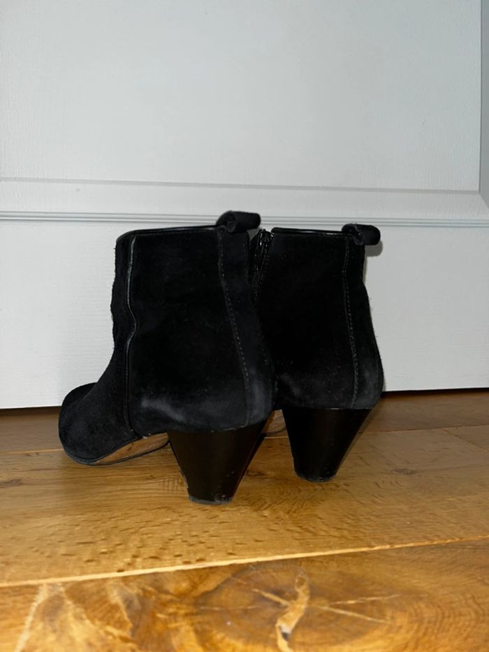 Bottine à talons noires, taille 37 - photo numéro 4