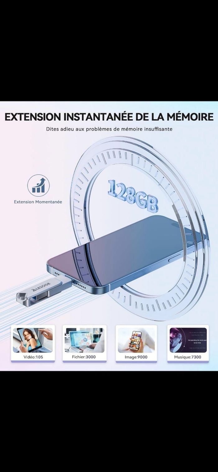 CLÉ USB POUR TÉLÉPHONE - photo numéro 7