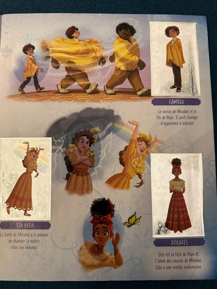 Album livre Panini complet stickers autocollants Disney Encanto famille Madrigal - photo numéro 4