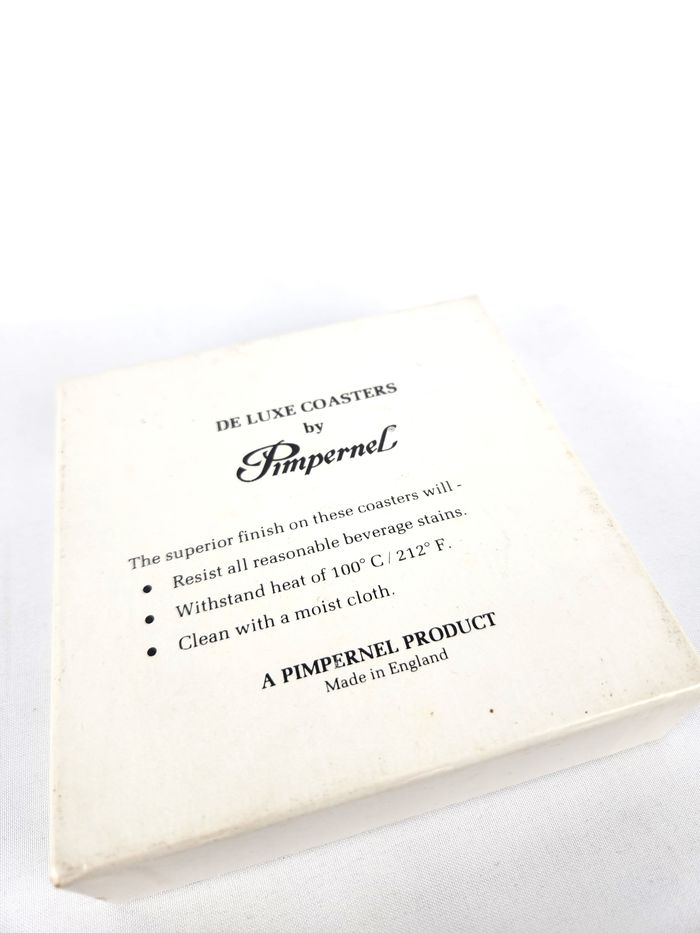 Set de Sous-Verres Pimpernel "De Luxe Finish" Vintage - photo numéro 4