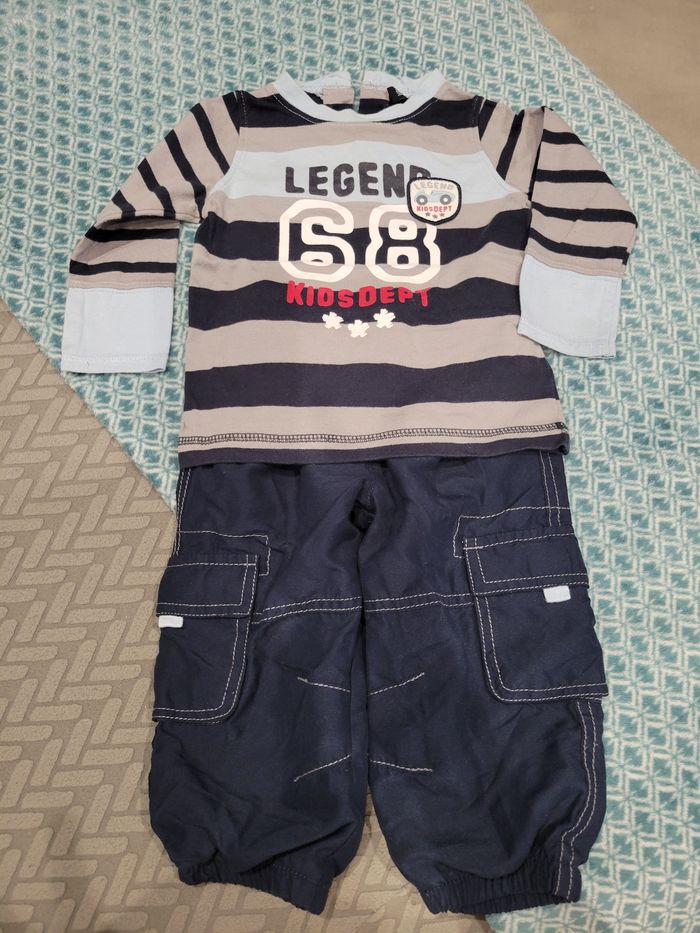 Ensemble T-shirt manches longues + pantalon 18mois