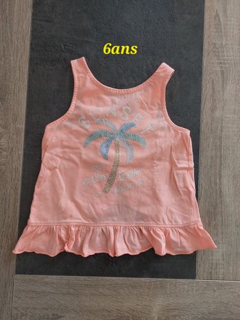 Jolie débardeur fille ouvert dans le dos 6ans - kiabi