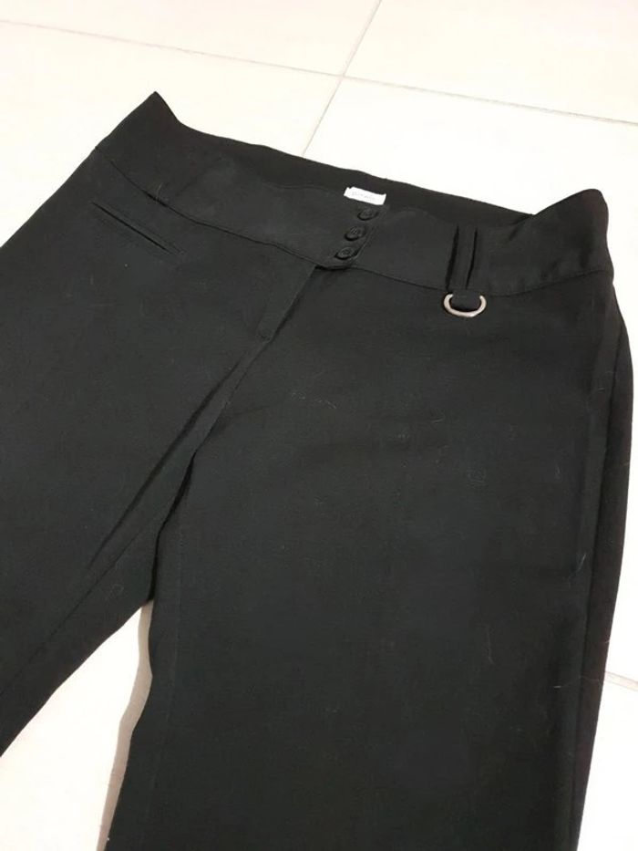 Pantalon évasé à jambes larges - taille 40 - photo numéro 6