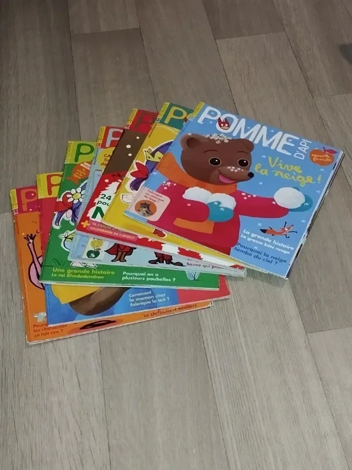 Lot de 7 magazines Pomme d’Api année 2017 L014 - photo numéro 2