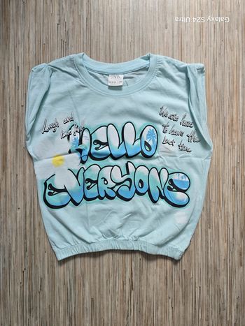 Débardeur turquoise - Zara - Taille 10 ans