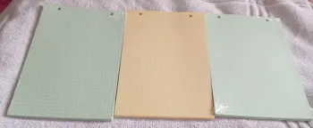 Lot 3 paquets de fiche bristol perforée format 20 X 12. 5 cm
