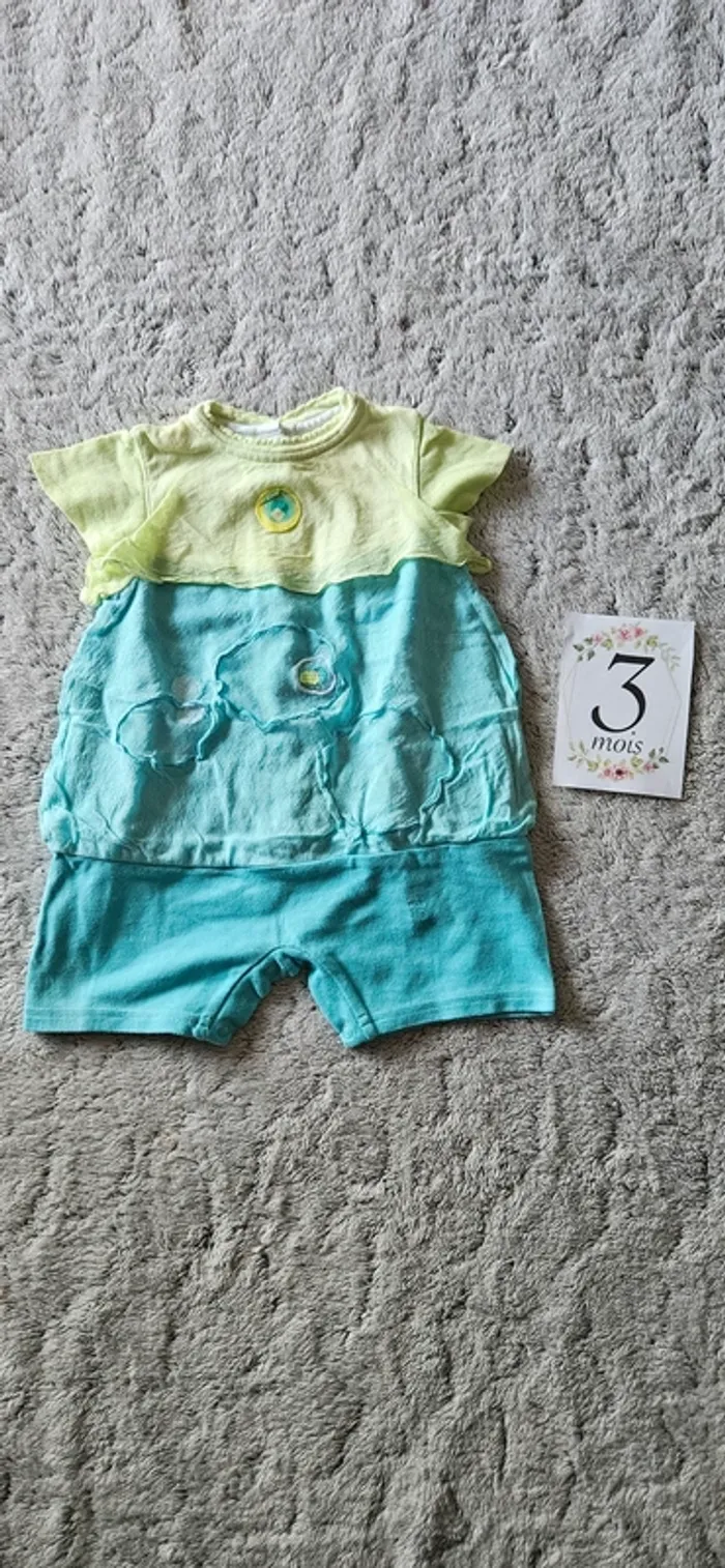Barboteuse bébé mixte 3 mois