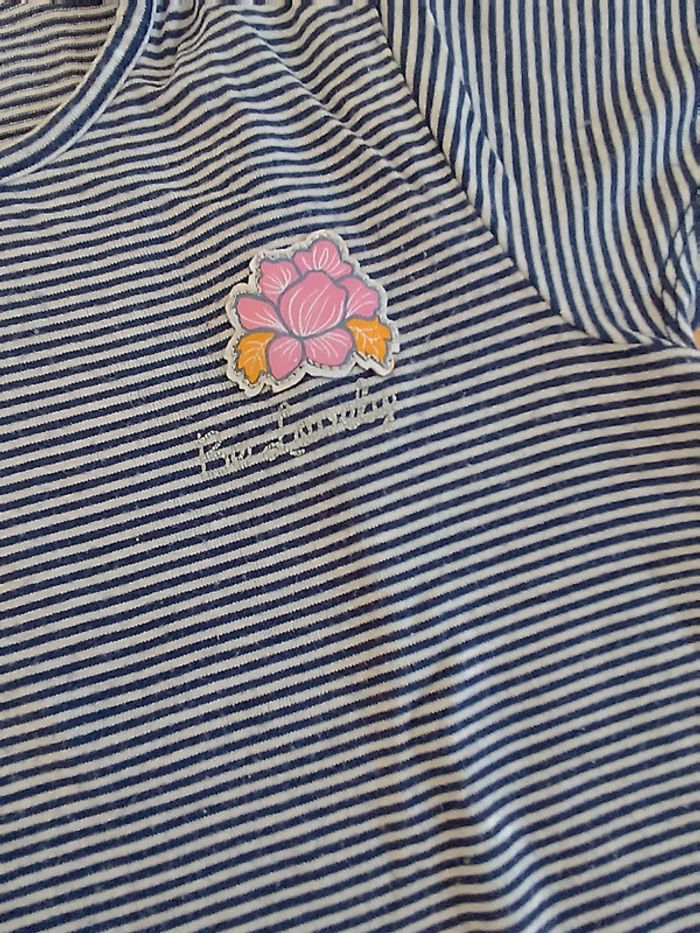 Tee-shirt marinière grand 5 ans - photo numéro 2