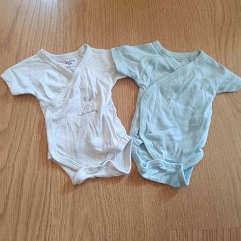 Lot bodies Zéro mois mixte