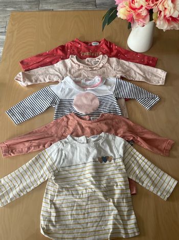 Lot teeshirt manches longues