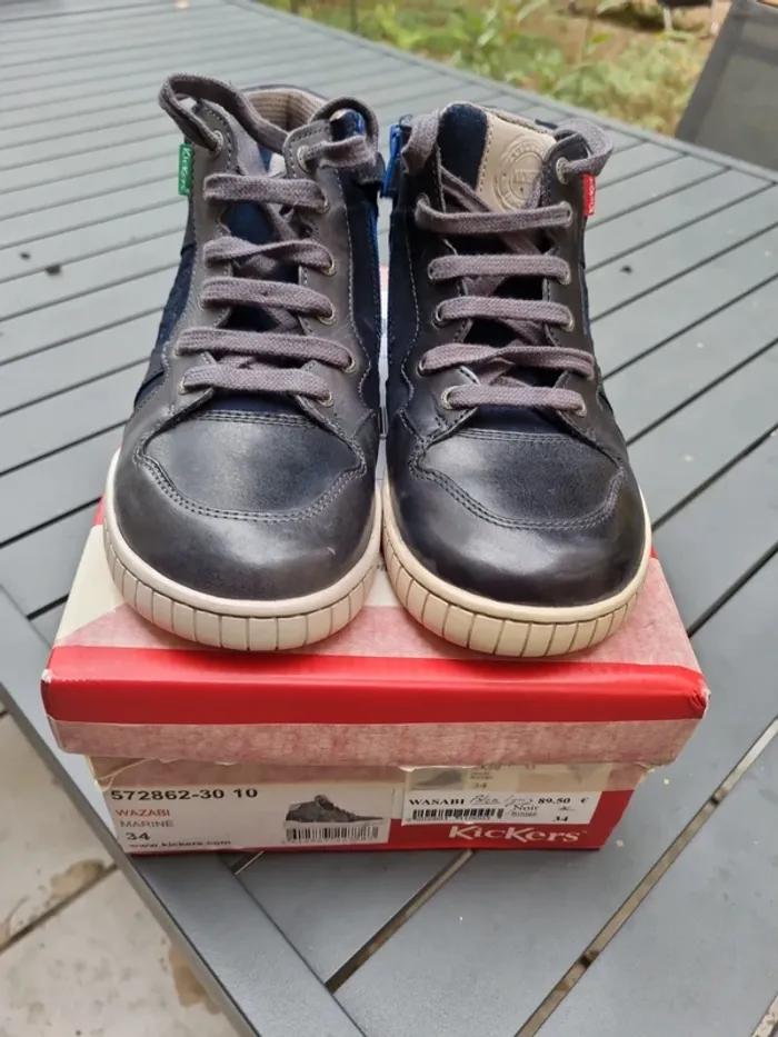 Bottines kickers neuves taille 34
