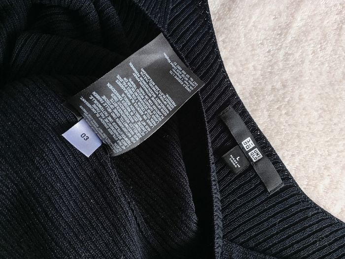Haut noir en maille. Uniqlo 40 - photo numéro 7