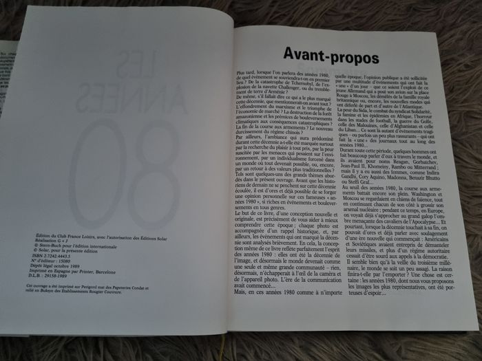 Grand livre sur Les Années 80 (tout les moments forts d'une époque) - photo numéro 3