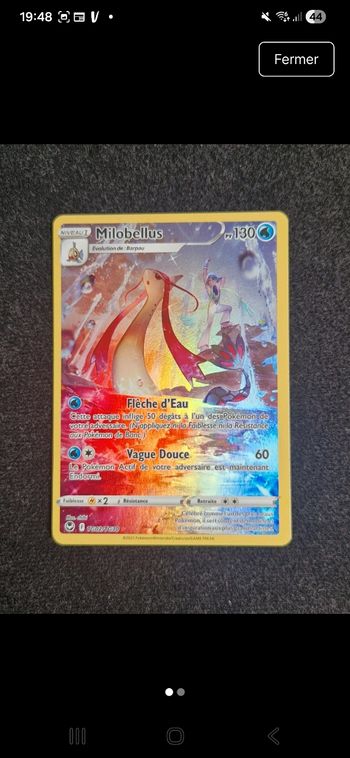 Milobellus TG02/TG30 Carte Pokémon