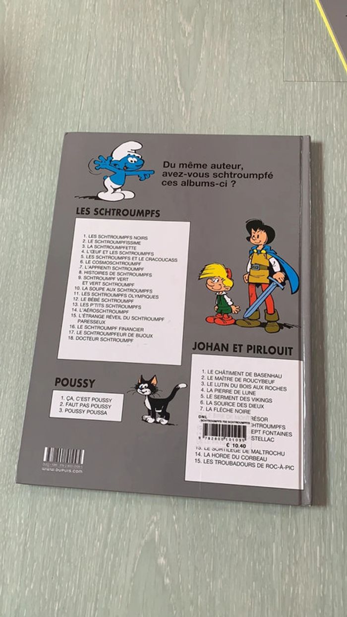 BD  Le Schtroumpfissime et le schtroumpf en UT - photo numéro 3