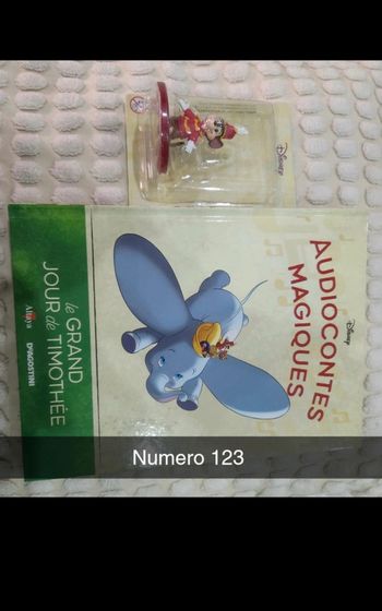 123ēme audioconte magique collection altaya deagostini livre et figurine disney audio conte