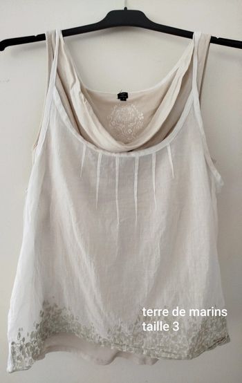 Débardeur terre de marins taille 3