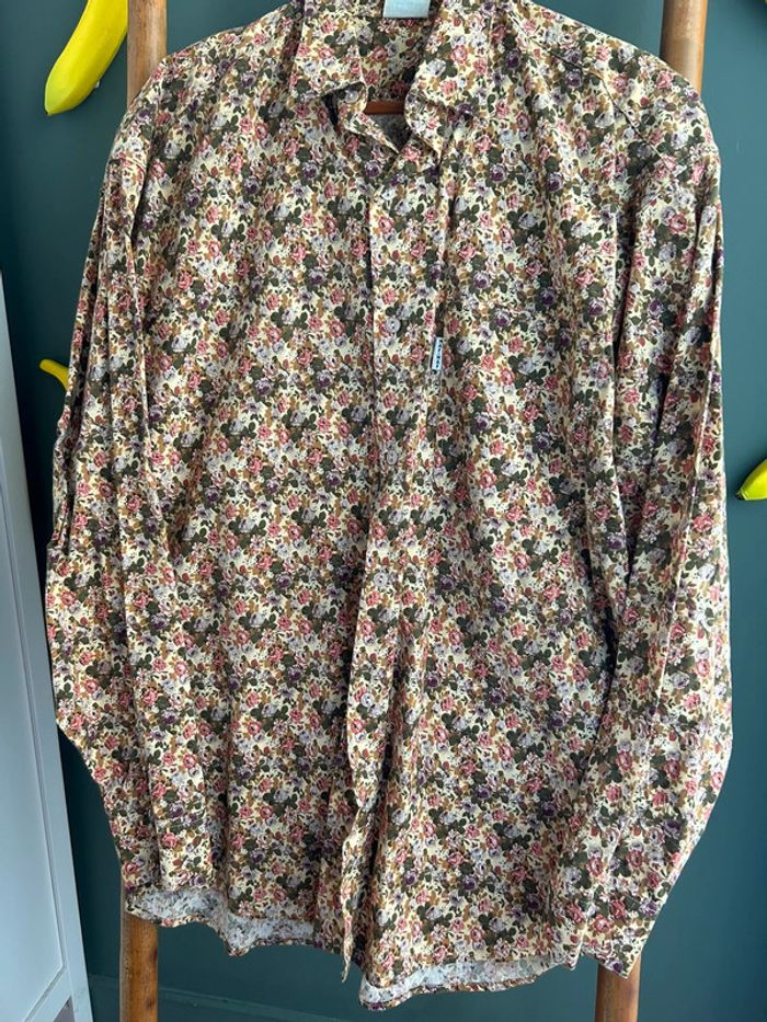 Chemise Naf Naf vintage à fleurs L - photo numéro 2