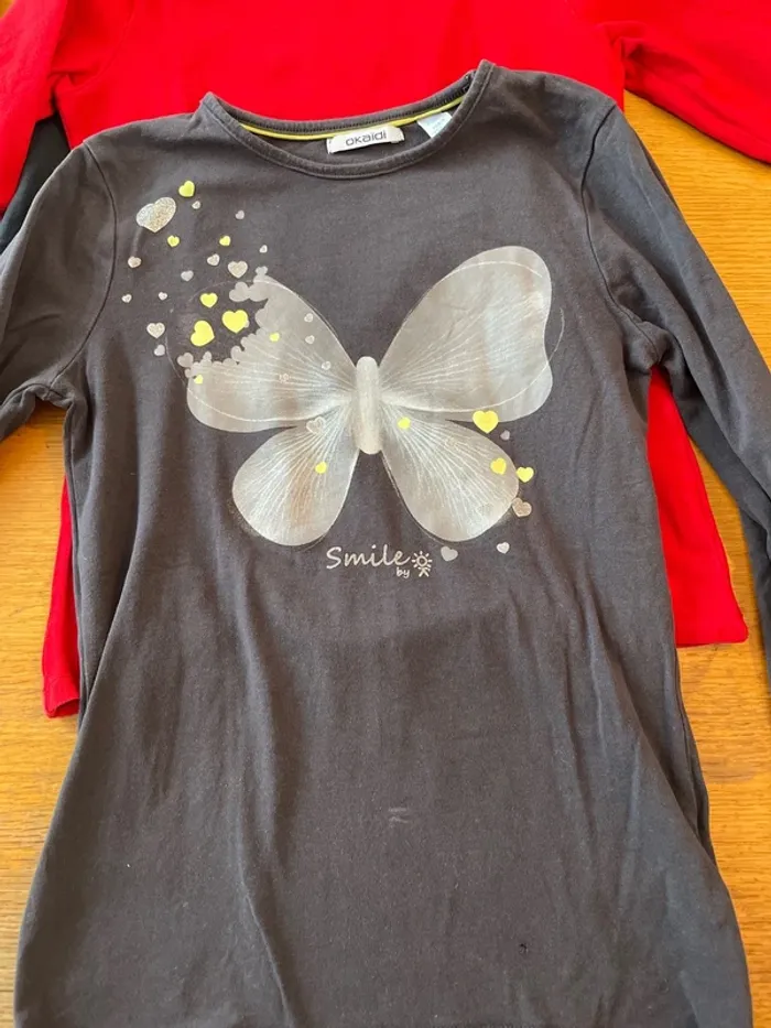 Lot 3 t-shirt manches longues 10 ans - photo numéro 2