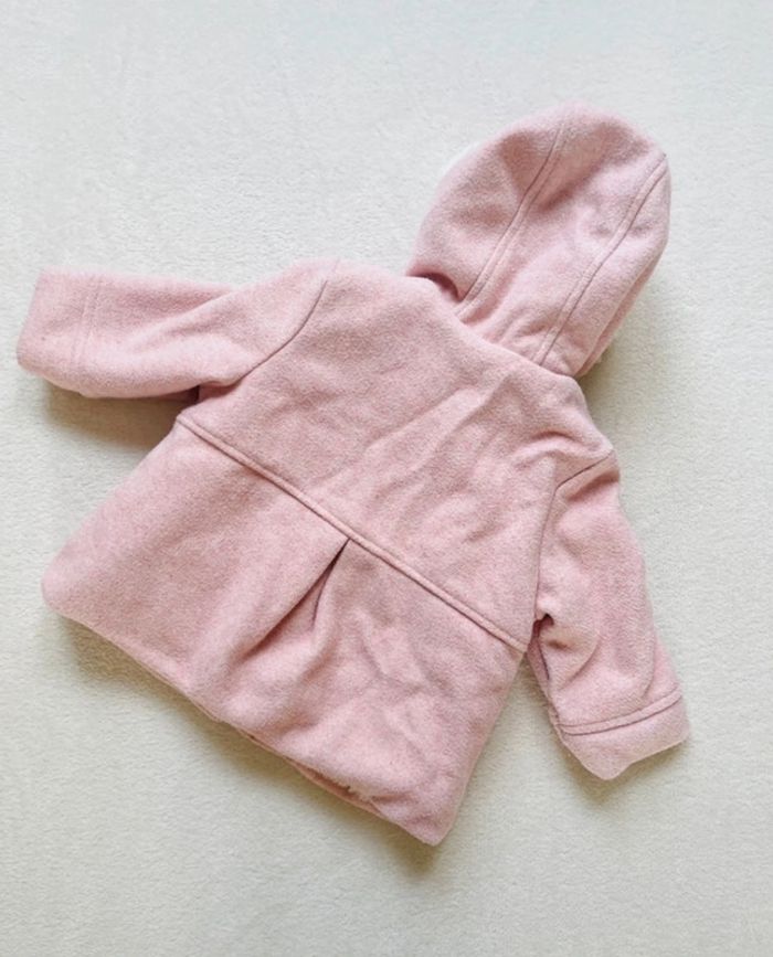 Manteau rose à capuche 12 mois - Kiabi - photo numéro 5