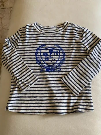 T-shirt Bonpoint marinière 4 ans