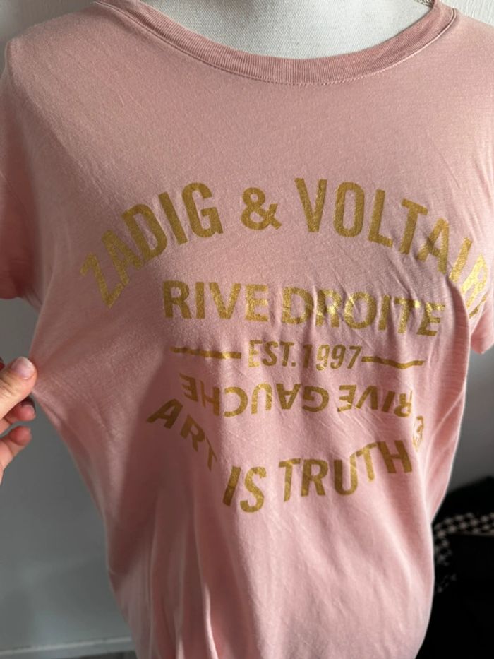 Très beau t shirt zadig et voltaire M - photo numéro 3