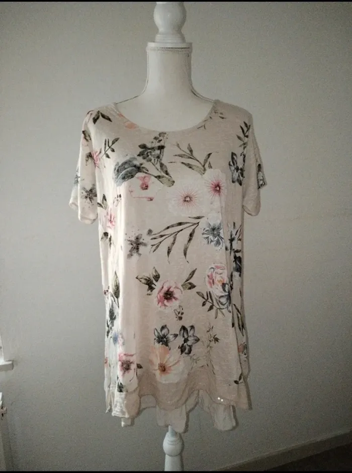 T-shirt large grande taille femmes