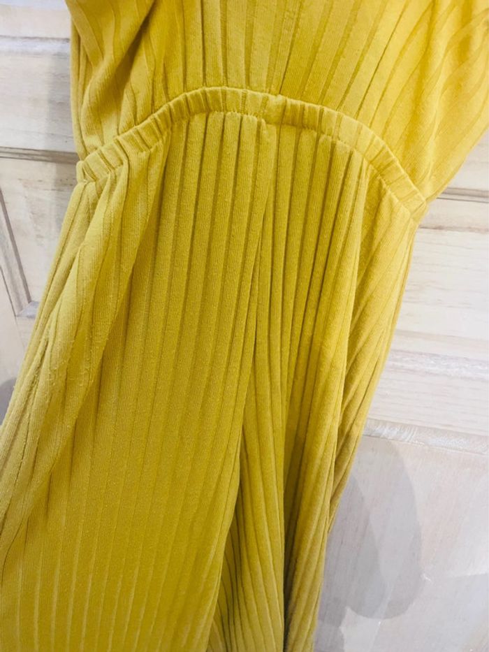 Combinaison jaune côtelée - Bershka - Taille S - photo numéro 7