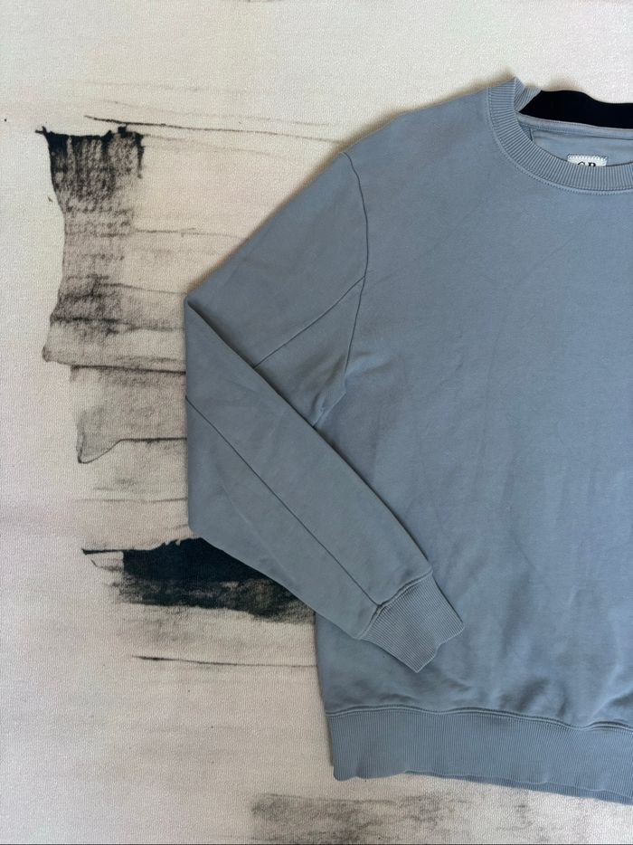 Sweat C.P Company taille XS vleu marine col noir - photo numéro 3