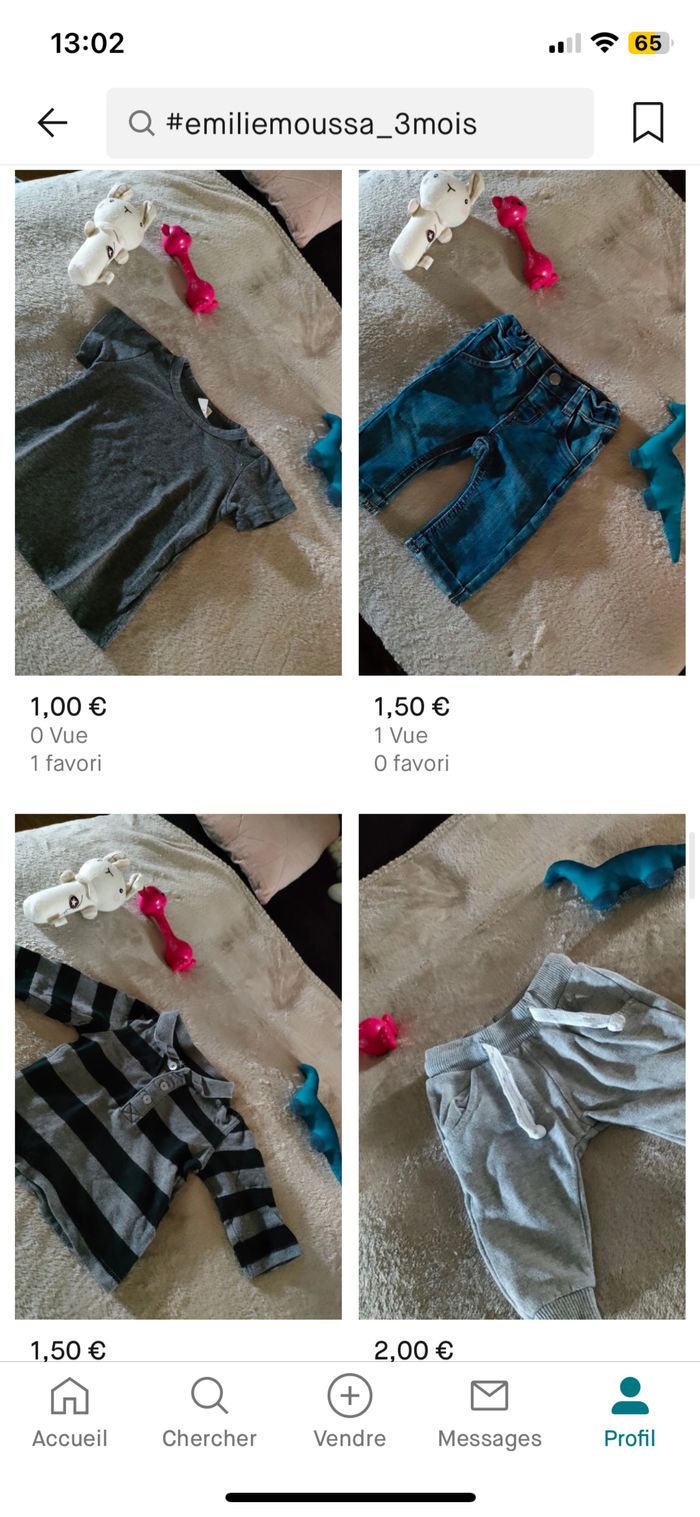 Vend vêtements garçon 3 mois - photo numéro 4