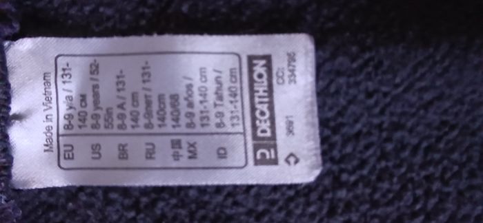 Gilet Décathlon 8/9 ans - photo numéro 3