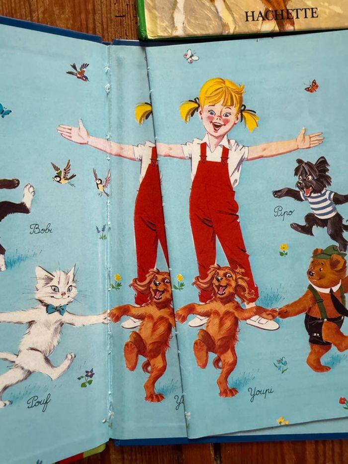 Etat moyen - Lot de 9 livres Caroline bd bibliothèque Hachette des petits cheval Amérique Noël - photo numéro 6