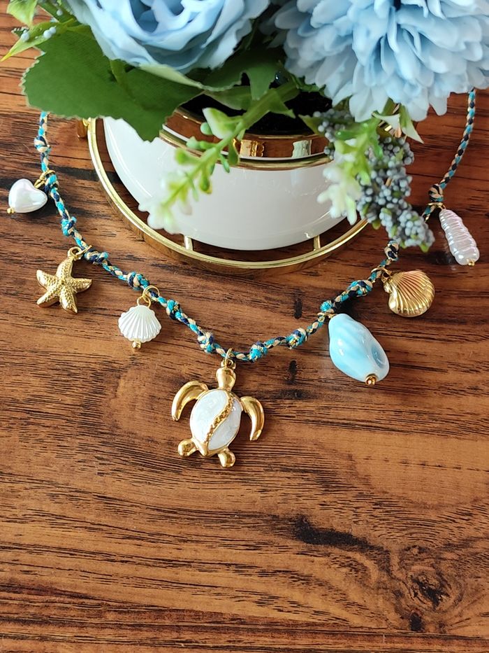 Collier tortue de mer 🌊 - photo numéro 2