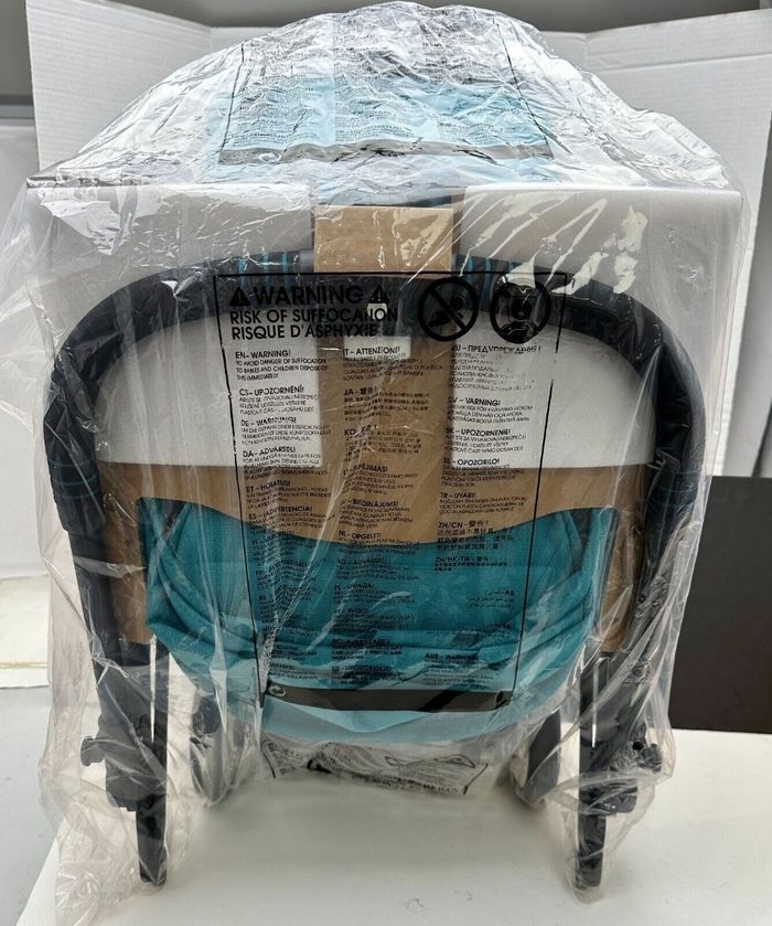 Poussette bébé Cybex Gold Eezy S Twist2 River Turquoise 360 degrés 6 mois à 4 ans 55 lb. - photo numéro 2