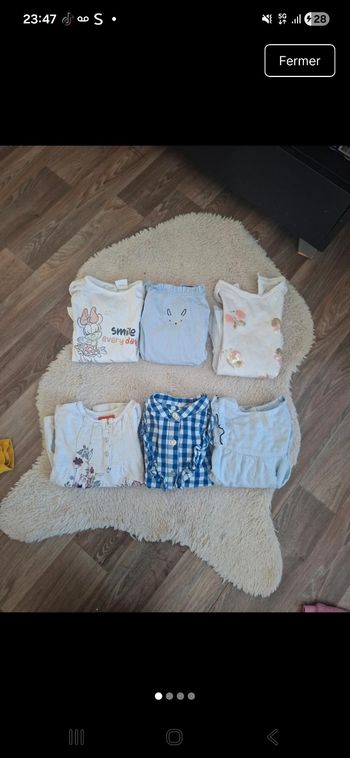 Lots haut fille 3ans