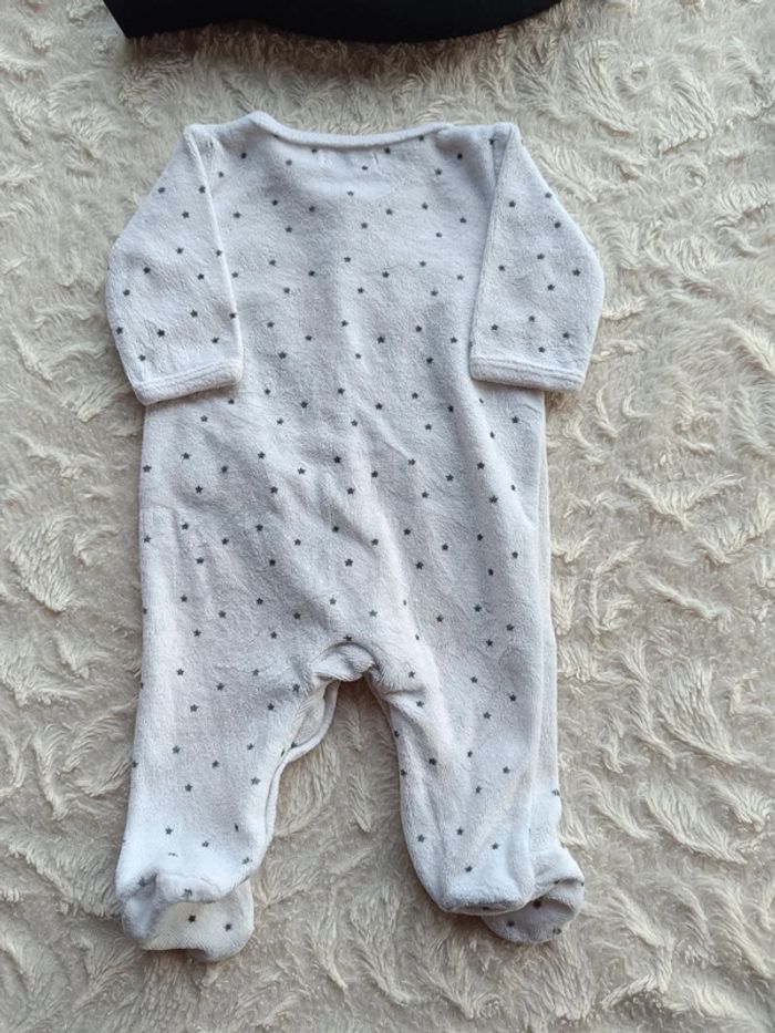 Pyjama grenouillère velours Garçon 0 mois Naissance mouton caché Gémo - photo numéro 7