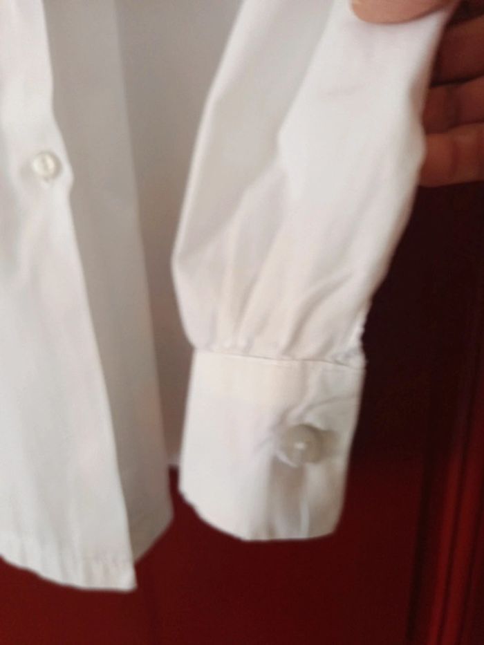Chemise vintage broderie t.38/42 - photo numéro 4
