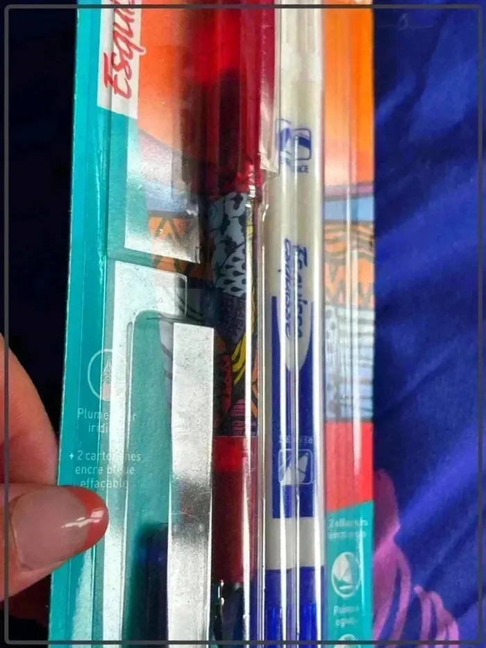 Stylo plume avec deux cartouches neuf - photo numéro 2