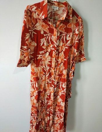 Robe orange Grace &mila taille S soit 36/38