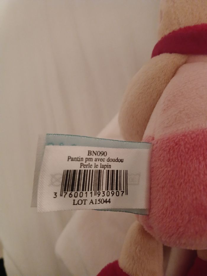 Doudou lapin +mouchoir - photo numéro 6