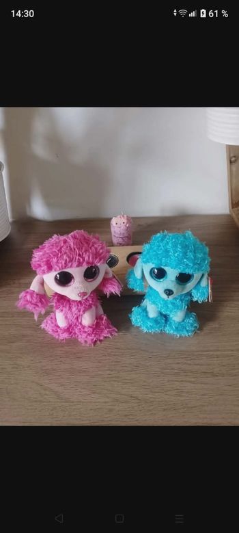 2 peluches Ty chiens 🐕  neuves