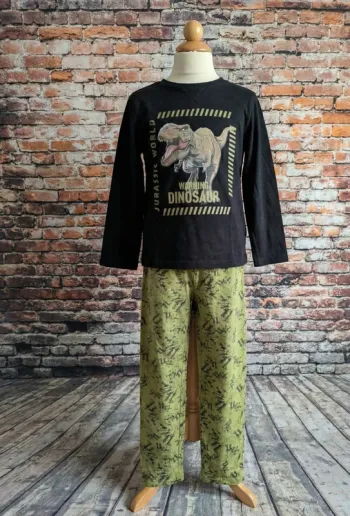 Pyjama Jurassic World Garçon - 8 ans (126 cm) - 100% Coton 🦕