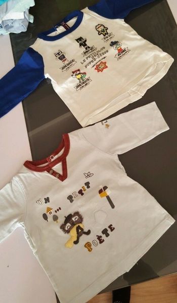 Lot 2 t-shirt 6 mois