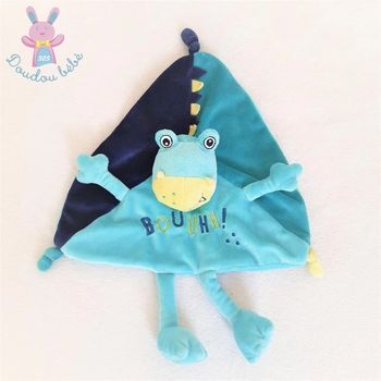 Doudou plat Dragon Monstre bouuhh bleu Kimbaloo La Halle