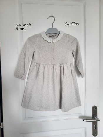 Robe 👗  molletonnée col claudine Cyrillus