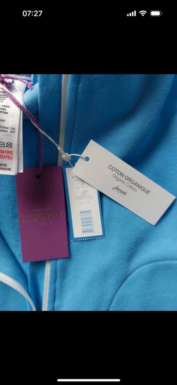Veste avec capuche Jacadi Liberty taille 6 ans - photo numéro 7