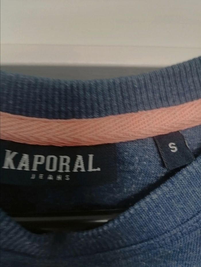 Pull manche longue bleu foncé - photo numéro 3