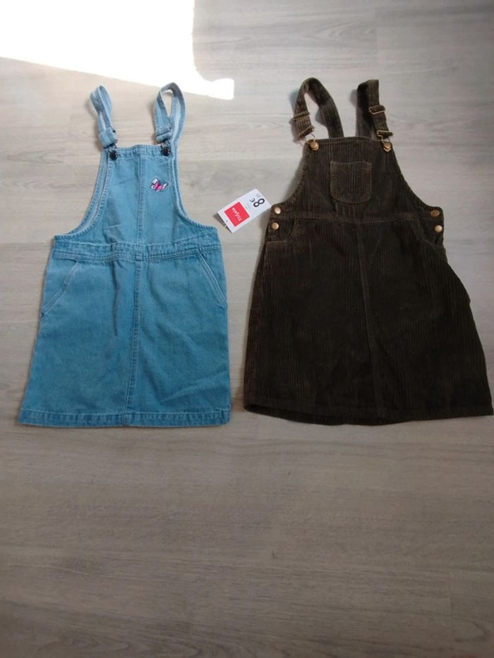 Lot robe salopette fille 10ans