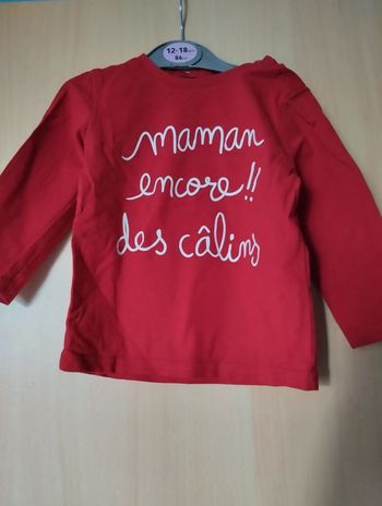 T-shirt manches longues 18mois