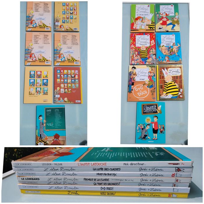 BD Ducobu : Tomes 4, 10, 14, 15, 20 et 26 + 1 instit latouche